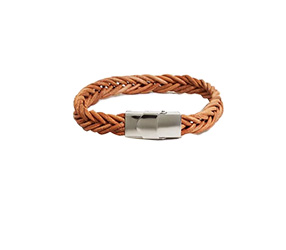 Braided Leather Wrist Bracelet