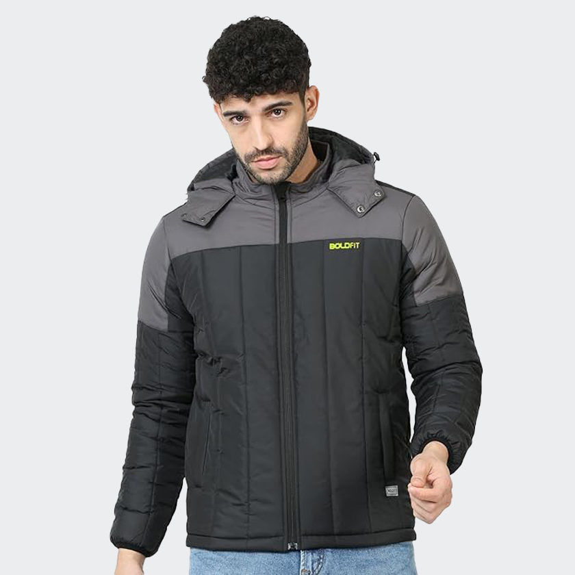 Dual-Tone Puffer Jacket